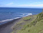 A beach on the leeside of Tristan