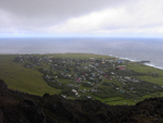 View of settlement from the volcano of 1961