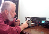 Robert doing a test transmission which was successfull and which was made at 12:12GMT Thursday 26 October.