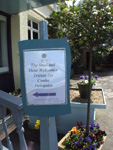 welcoming sign at the Studland Dene Hotel